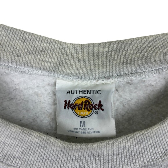 Hard Rock Cafe Washington DC Grey Long Sleeve Graphic Crew Neck Sweatshirt M - Picture 4 of 4